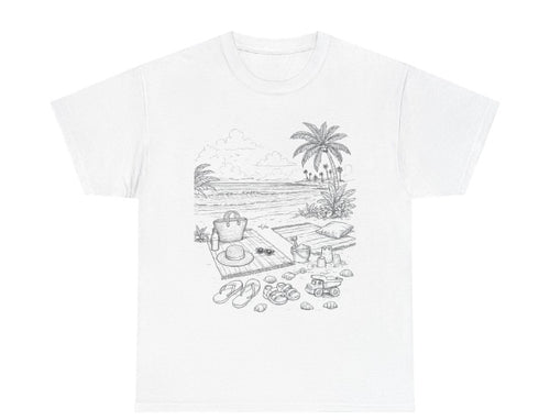 Zabah's Brand Beachside Memories Coloring Tee