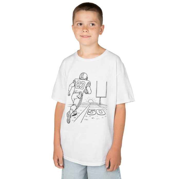 Zabah's Brand Football Rush Color-In T-Shirt